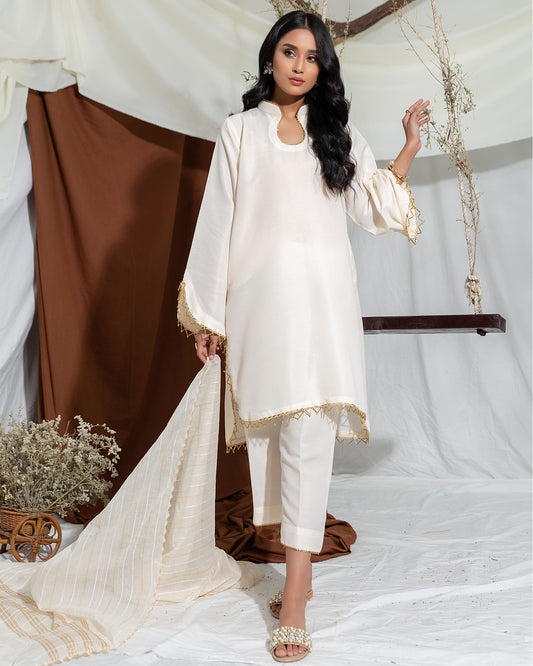 Ivory suit - 2pc