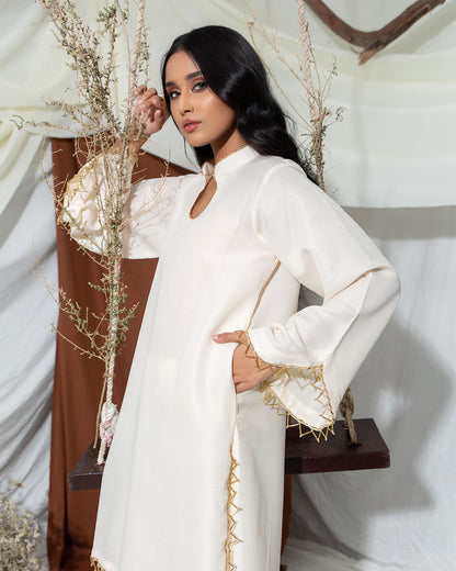 Ivory suit - 2pc