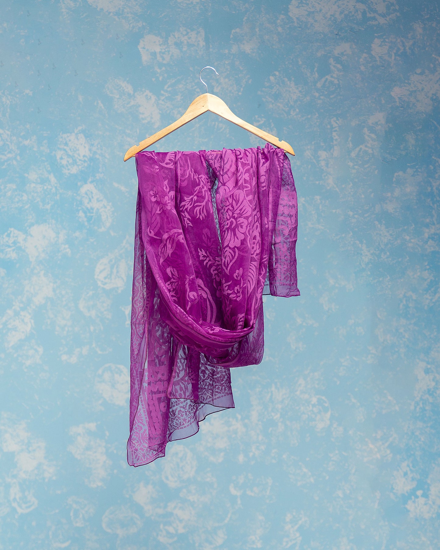 Purple Dupatta